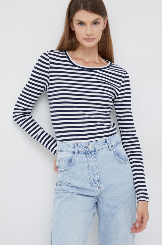 Tričko s dlouhým rukávem Vero Moda bílá 10268961.SnowWhit3