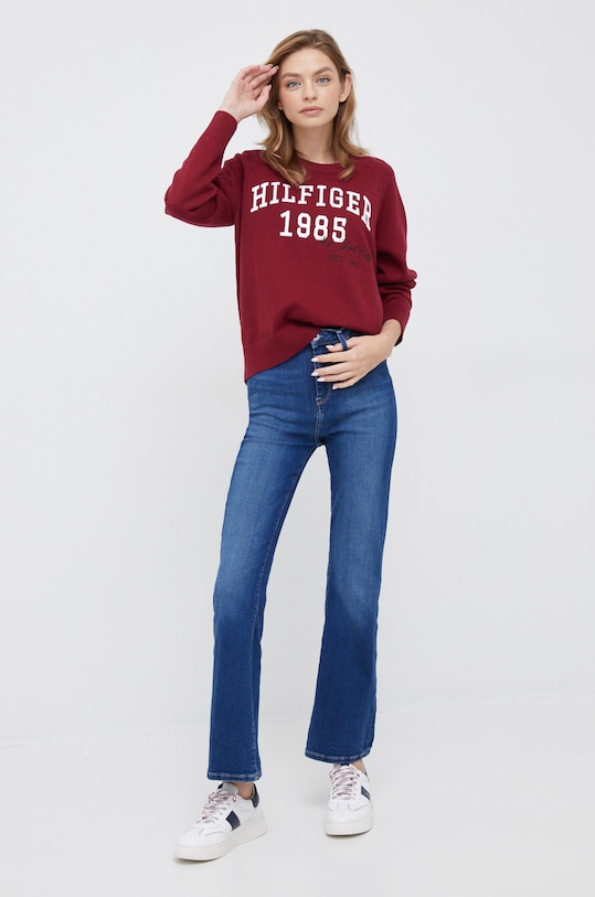 Armani Exchange longsleeve bawełniany 8NYT95.YJ16Z.NOS biały AA00