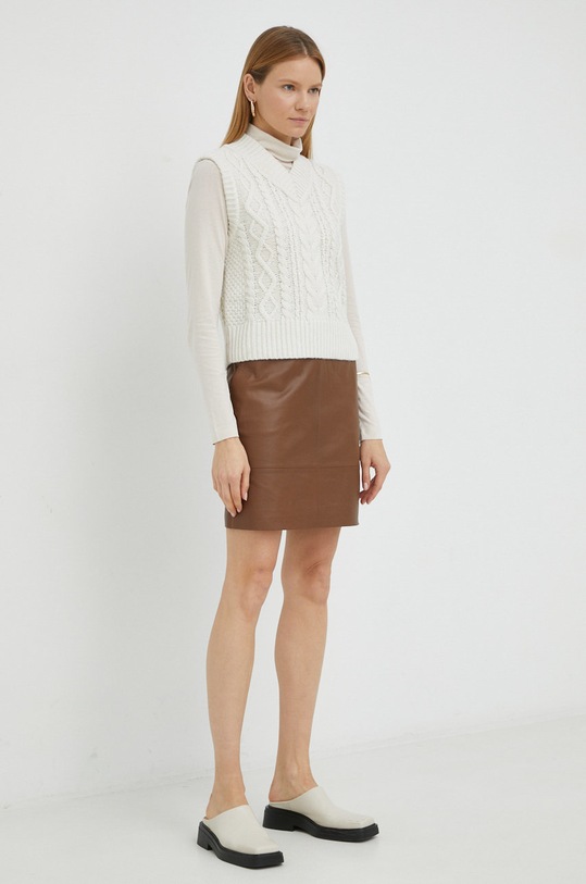 Majica z dolgimi rokavi Marc O'Polo M09203852481 bež AA00