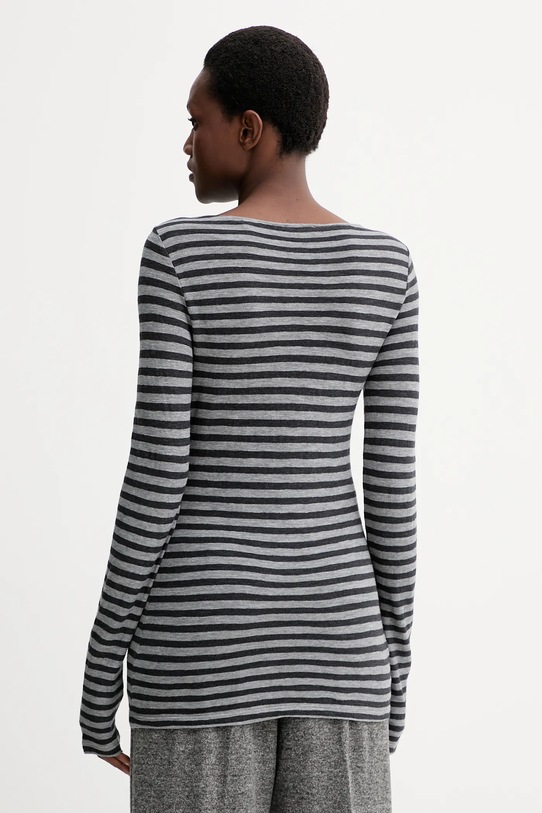 Odzież Marc O'Polo longsleeve bawełniany M09219652597 szary