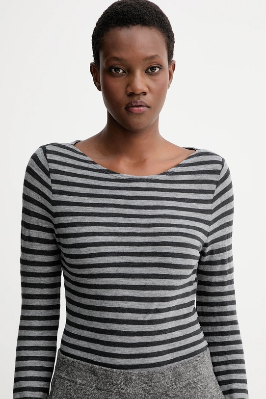 Marc O'Polo longsleeve bawełniany szary M09219652597
