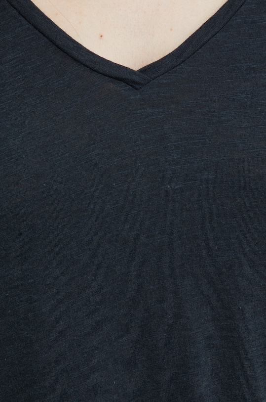 American Vintage t-shirt JAC51 granatowy