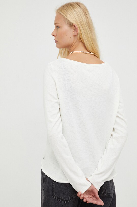 Marc O'Polo longsleeve bawełniany DENIM beżowy B41238552493