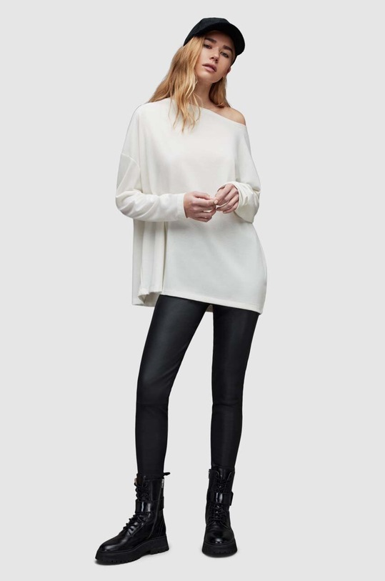Odzież AllSaints longsleeve RITA TEE WM020N beżowy