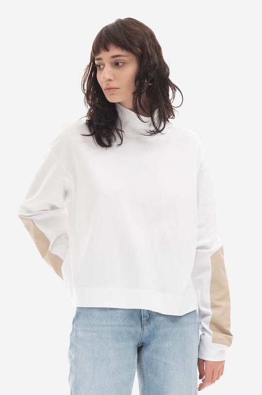 Columbia longsleeve shirt Ballistic Ridge High Neck LS Tee plain white 2014571