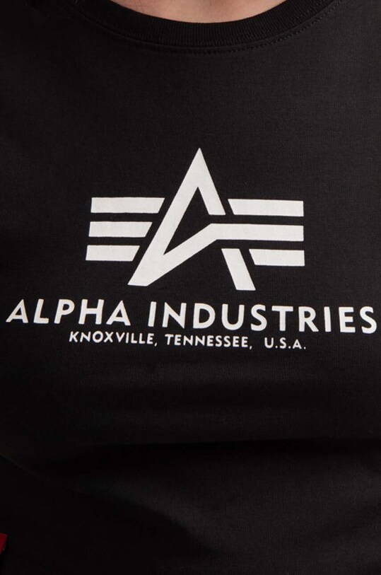 Alpha Industries longsleeve Basic czarny 116076.03