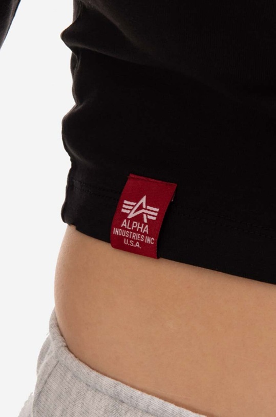 Alpha Industries longsleeve Basic 116076.03 negru
