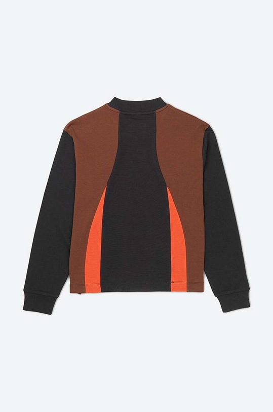 Wood Wood longsleeve bawełniany x Fila czarny 688377.B028