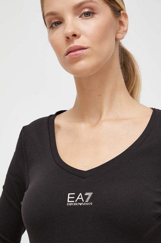 EA7 Emporio Armani longsleeve negru 8NTT52.TJFKZ