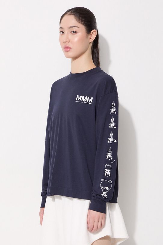 Wood Wood top a maniche lunghe in cotone Astrid