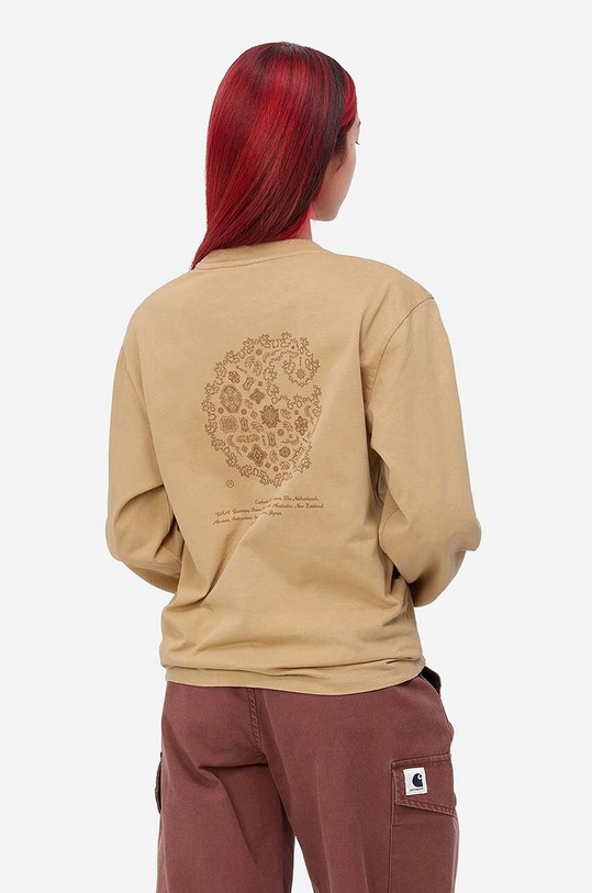 Carhartt WIP cotton longsleeve top I030661 brown AA00