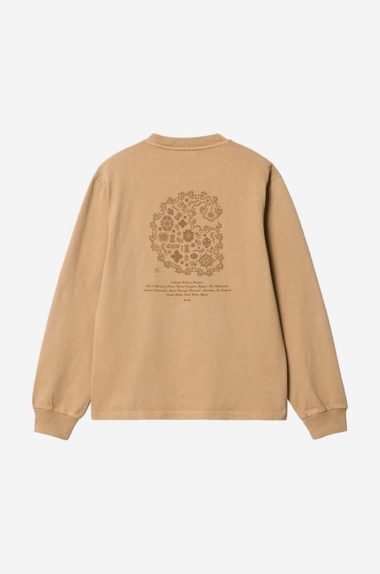 Carhartt WIP cotton longsleeve top brown I030661