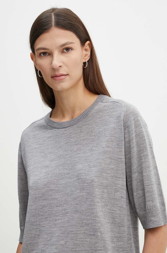 Ρούχα Μάλλινο μπλουζάκι Day Birger et Mikkelsen Carolina DAY100052 γκρί