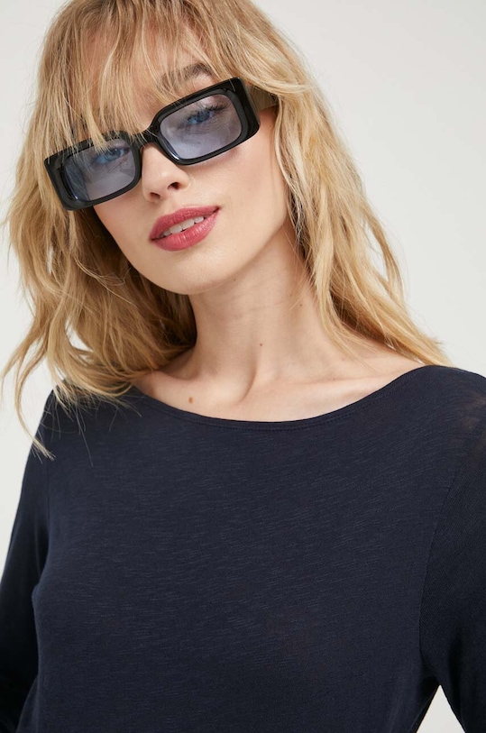 Хлопковый лонгслив Marc O'Polo тёмно-синий B01226152199