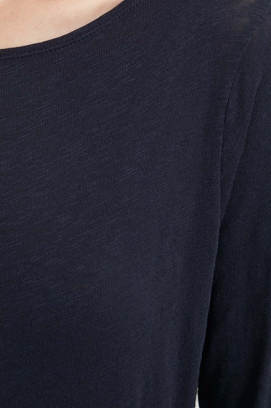 Хлопковый лонгслив Marc O'Polo B01226152199 тёмно-синий