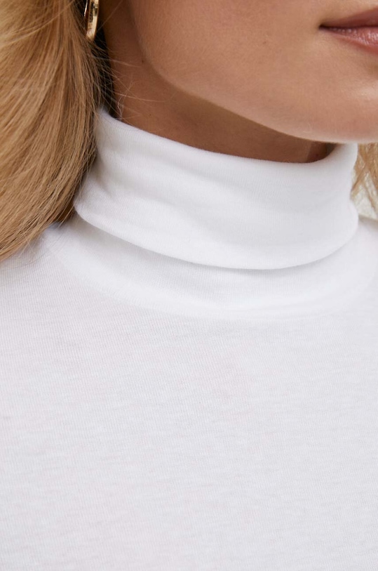 Памучна блуза с дълги ръкави United Colors of Benetton 3GA2E2224.101.. бял