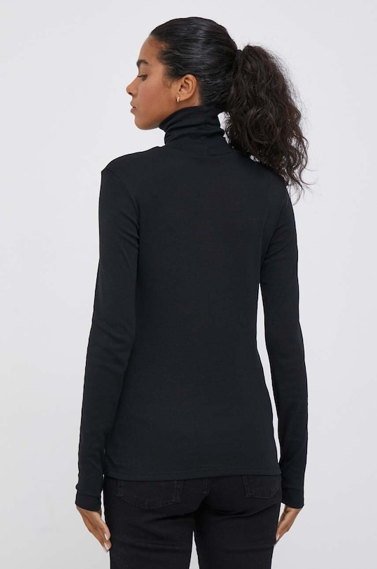 Хлопковый лонгслив United Colors of Benetton 3GA2E2224.100.. чёрный AA00