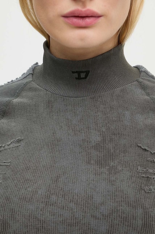 Tričko s dlouhým rukávem Diesel AWTEE-ASHLEY-WT04 A15448.0JPAN šedá