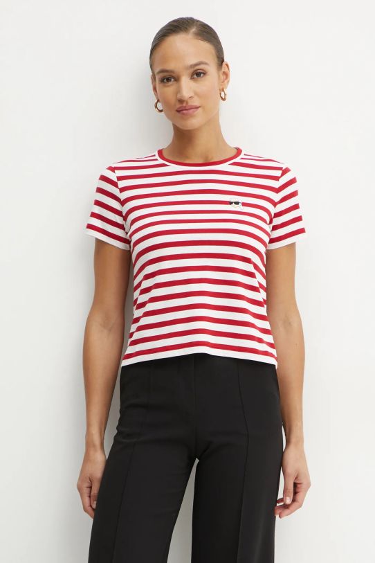 Karl Lagerfeld pamut póló pamut piros A1W17099