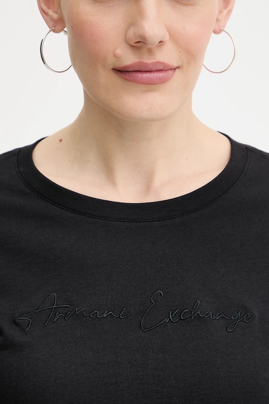 Armani Exchange longsleeve bawełniany XW001456.AF10356.NOS czarny