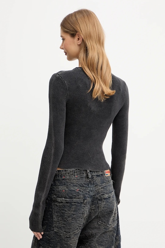 Odzież Diesel sweter bawełniany M-ANCHOR-A A14810.0AKBQ czarny