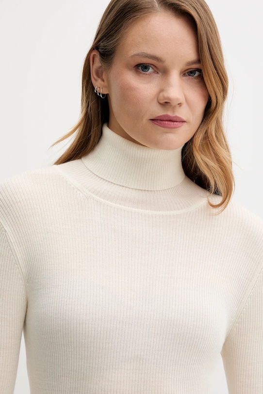 MC2 Saint Barth sweter wełniany beżowy EKA0001