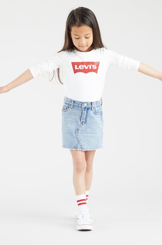 Детский лонгслив Levi's 3EA643.NOS.G белый AA00