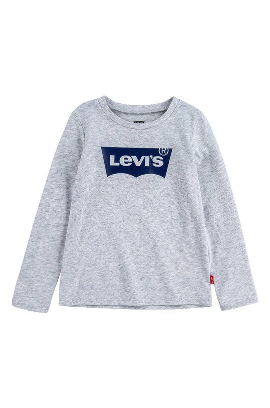 Levi's Longsleeve copii print gri 3EA643.NOS.G