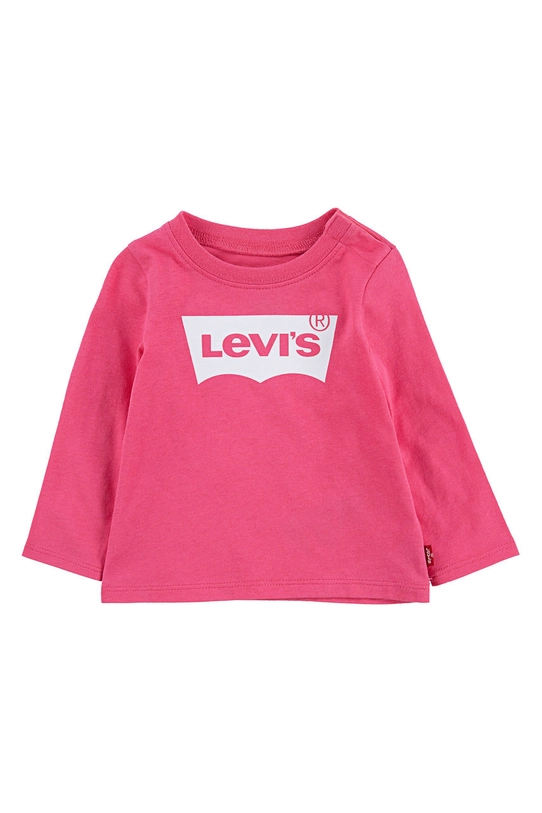 Levi's Longsleeve copii print roz 1EA215.NOS.G