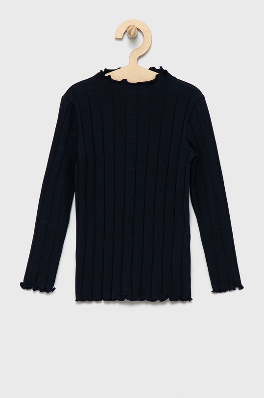 Dětské tričko s dlouhým rukávem Name it s elastanem námořnická modř 13194274.DarkSapphi