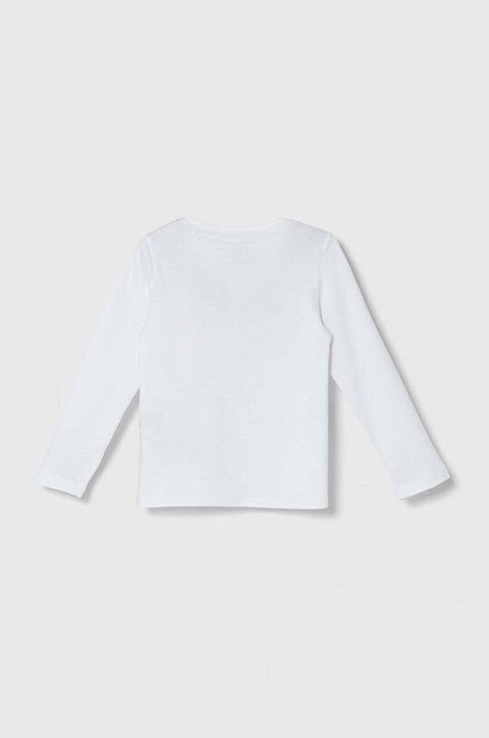 Хлопковый детский лонгслив Guess K84I18.K8HM0.9BYH белый AA00