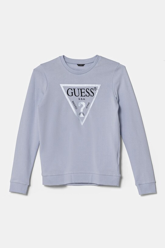 Детская хлопковая кофта Guess хлопок голубой J74Q10.KAUG0.PPYA