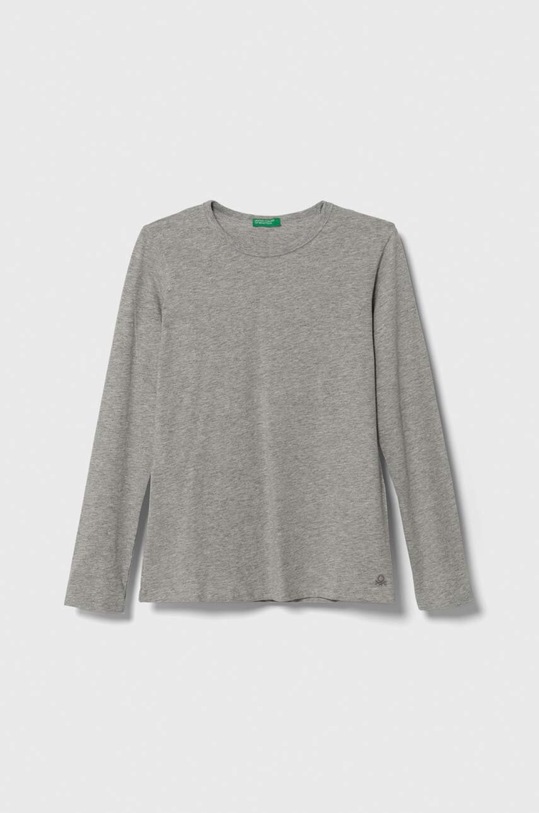 United Colors of Benetton longsleeve bawełniany dziecięcy bawełna szary 3I1XC10DA.G.NOS