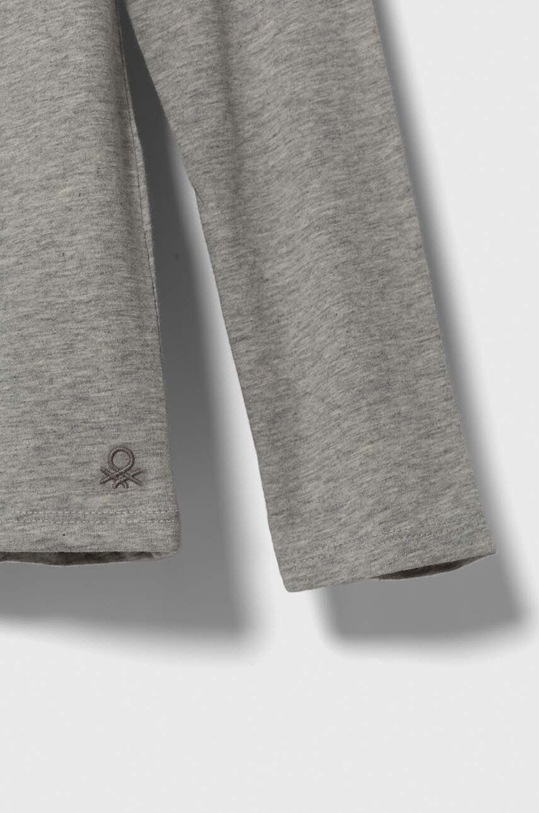 Chłopiec United Colors of Benetton longsleeve bawełniany dziecięcy 3I1XC10DA.G.NOS szary