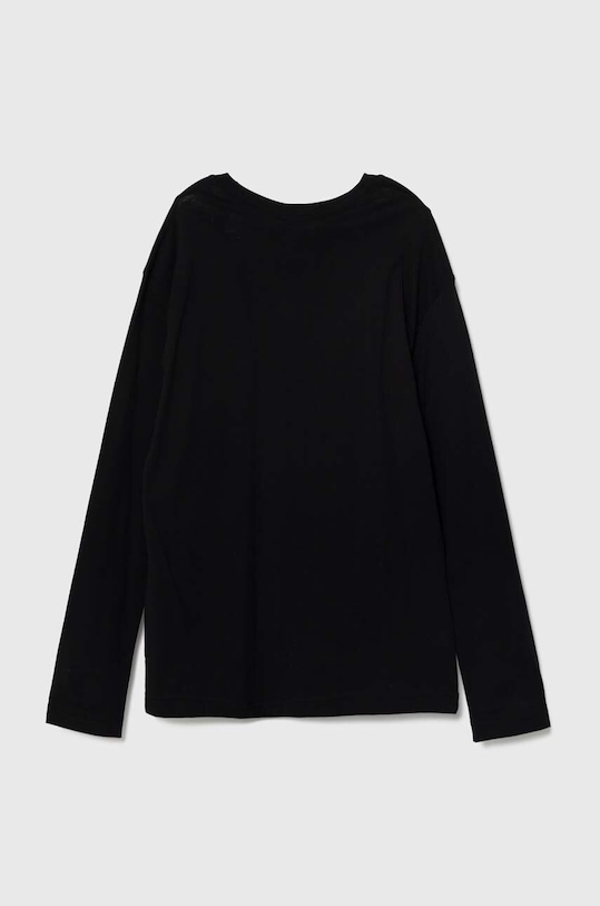 Dětské bavlněné tričko s dlouhým rukávem United Colors of Benetton 3I1XC10DB.G.NOS černá AA00