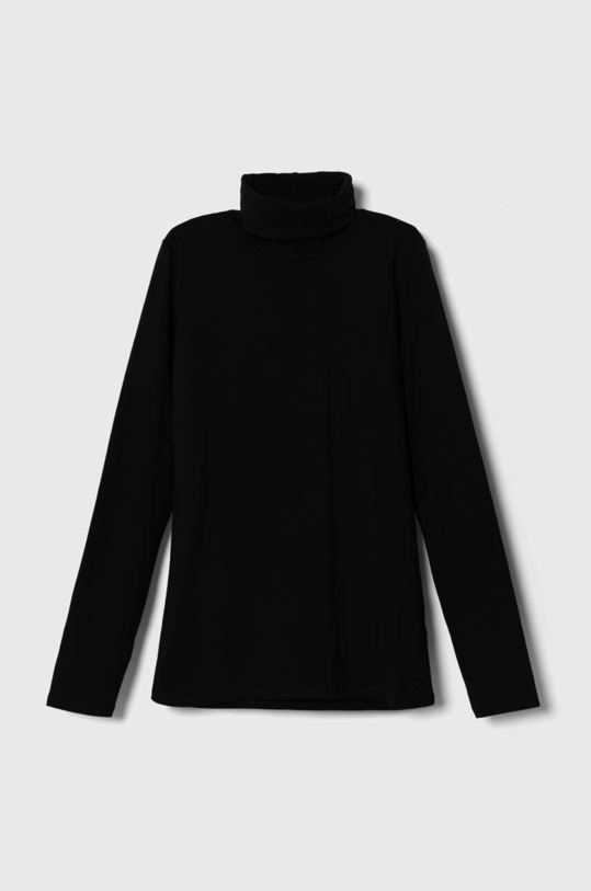 United Colors of Benetton longsleeve copii uni negru 3P4ZC202N.G.NOS
