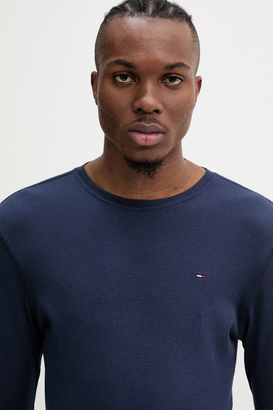 Tommy Jeans longsleeve bleumarin DM0DM04409