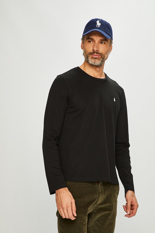 Polo Ralph Lauren - Longsleeve 714706746001 bawełna czarny 714706746001