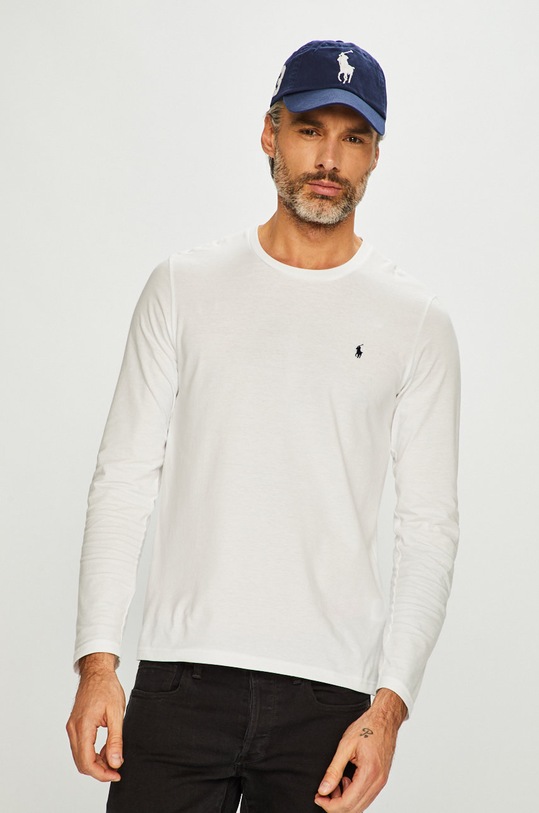Polo Ralph Lauren - Longsleeve 714706746004 bawełna biały 714706746004