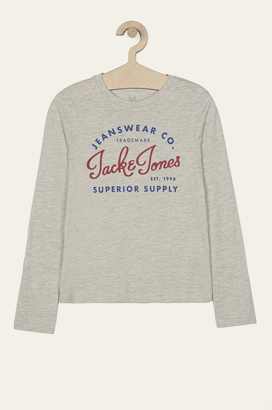 Jack & Jones - Detské tričko s dlhým rukávom 128-176 cm potlač sivá 12154561