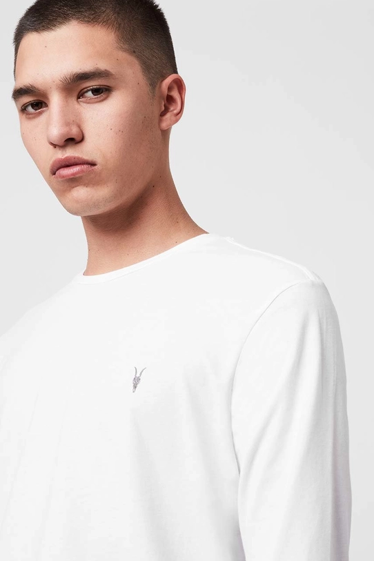 AllSaints – Longsleeve BRACE LS TONIC CREW MD119E biały AA00