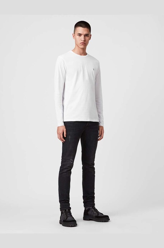 Одяг AllSaints - Лонгслів Brace LS Tonic Crew MD119E білий