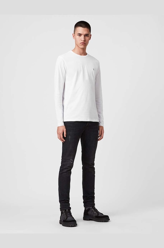 Ρούχα AllSaints - Longsleeve Brace LS Tonic Crew MD119E λευκό
