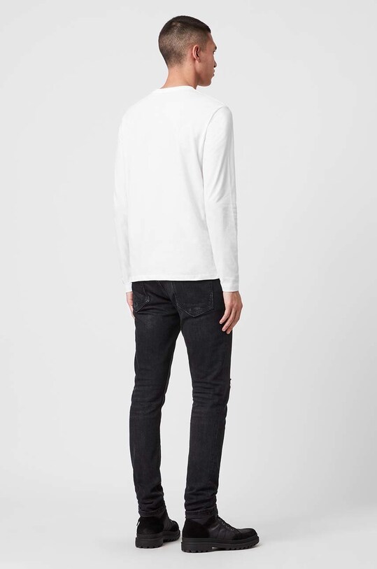 AllSaints - Longsleeve Brace LS Tonic Crew λευκό MD119E