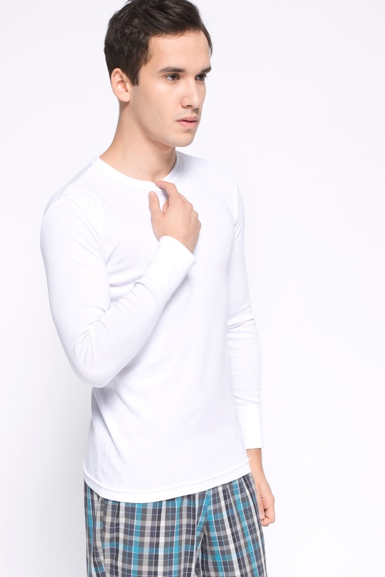 Henderson - Блуза с дълъг ръкав вталена бял 2149.BIALY