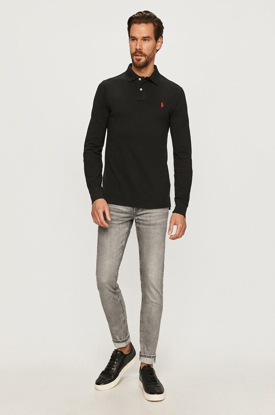 Polo Ralph Lauren - Лонгслив 710681126037 чёрный AA00