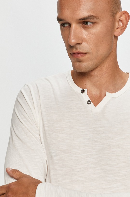 Jack & Jones - Tričko s dlhým rukávom biela 12172361