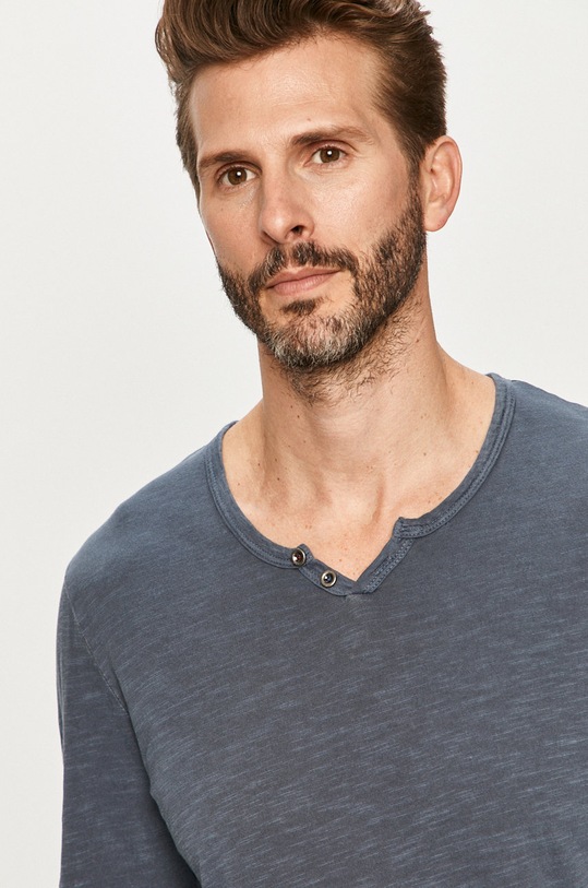 Jack & Jones - Tričko s dlhým rukávom tmavomodrá 12172361