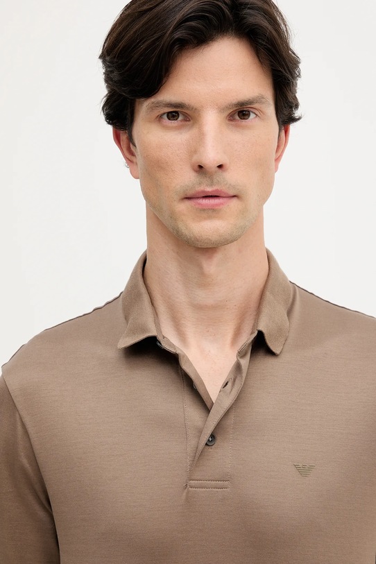 Emporio Armani longsleeve brązowy 8N1F97.1JUVZ