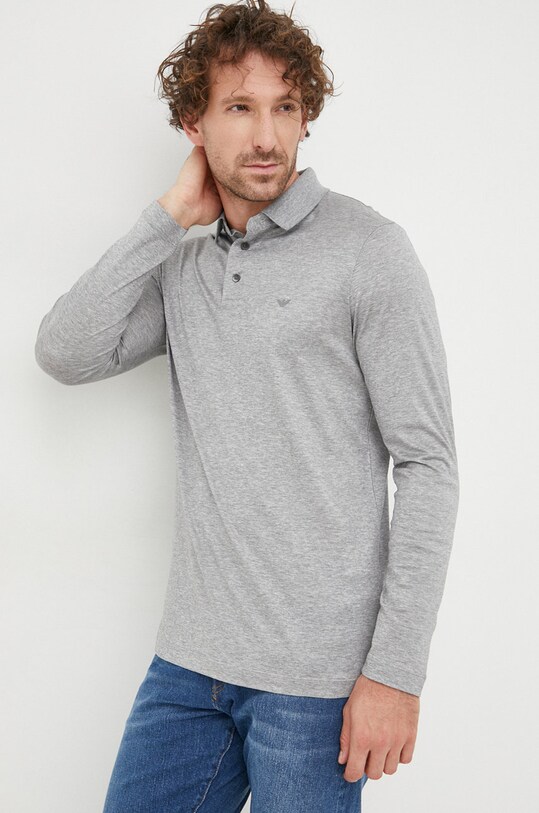 Emporio Armani longsleeve regular szary 8N1F97.1JUVZ
